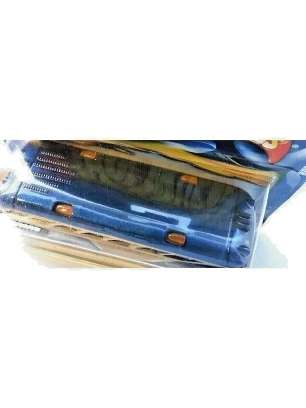 Vintage Die Cast Hot Wheels 2000 SURFIN SCHOOL BUS 1/64 Collector #181 Tan Blue